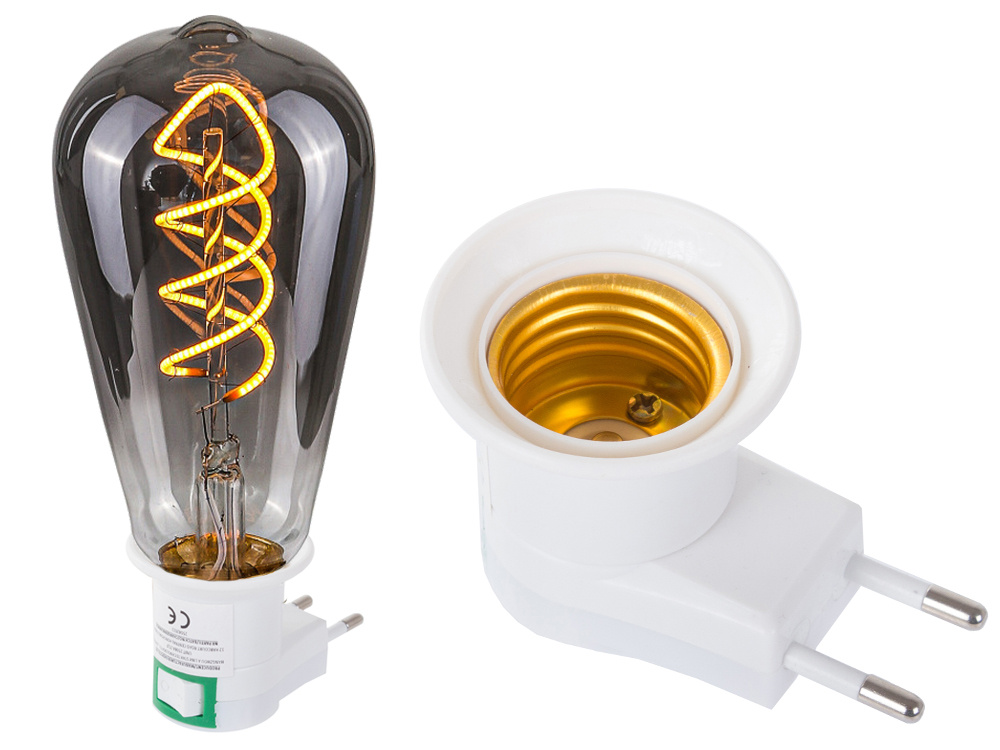 adaptér so žiarovkou